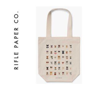 NWT Rifle Paper Co Cool Cats Canvas Tote